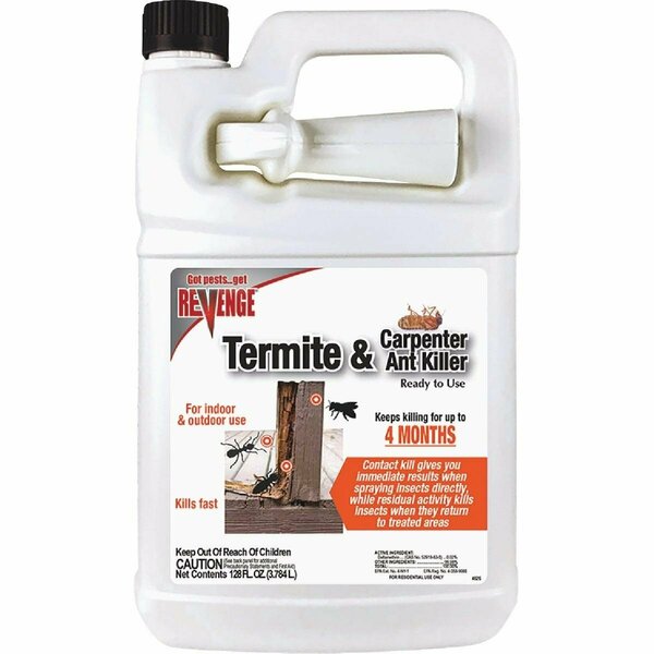 Bonide Products Revenge 128 Oz. Ready To Use Trigger Spray Indoor/Outdoor Termite & Carpenter Ant Killer 4626